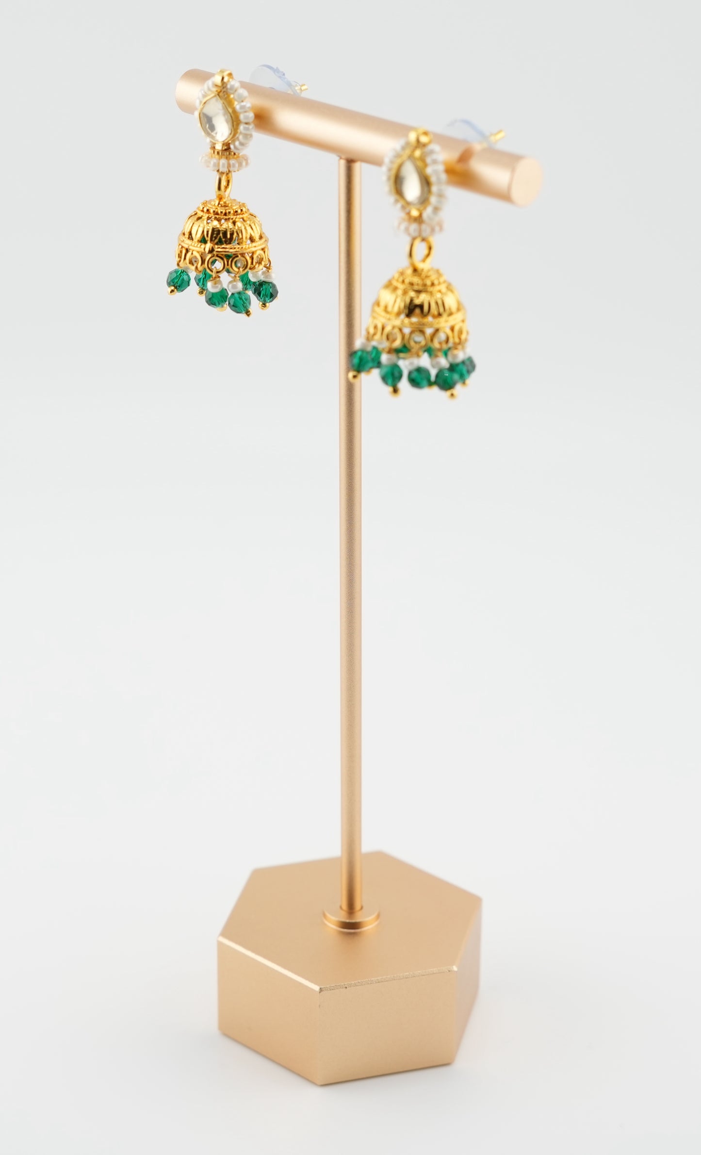 Emerald Grace Jhumkas