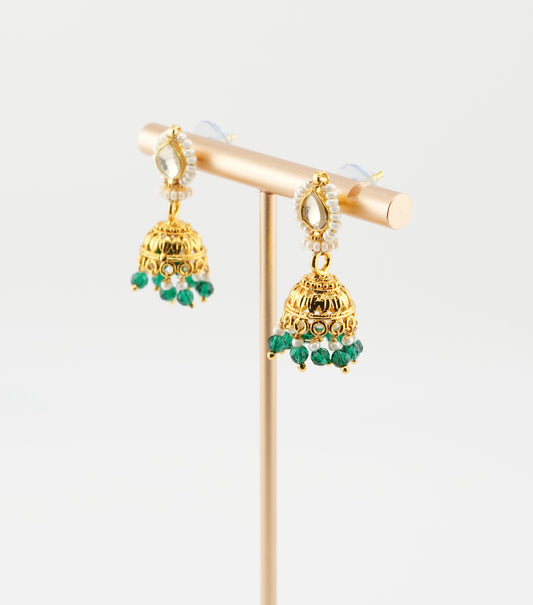 Emerald Grace Jhumkas