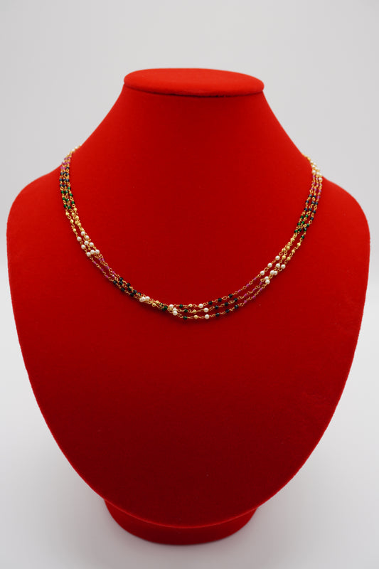 Regal Pearl Drop Necklace