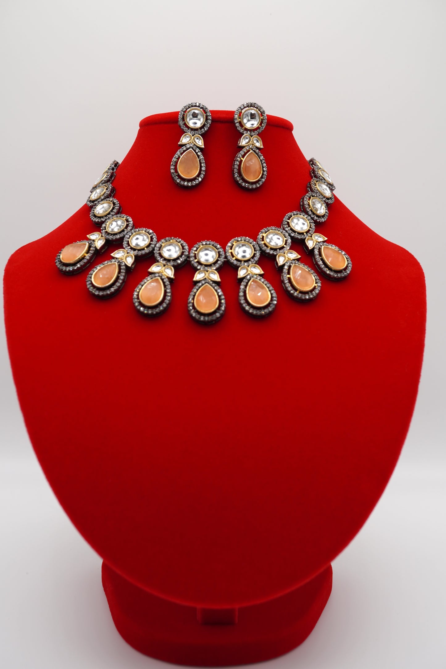 Regal Rhapsody Pearl and Gemstone Necklace Set